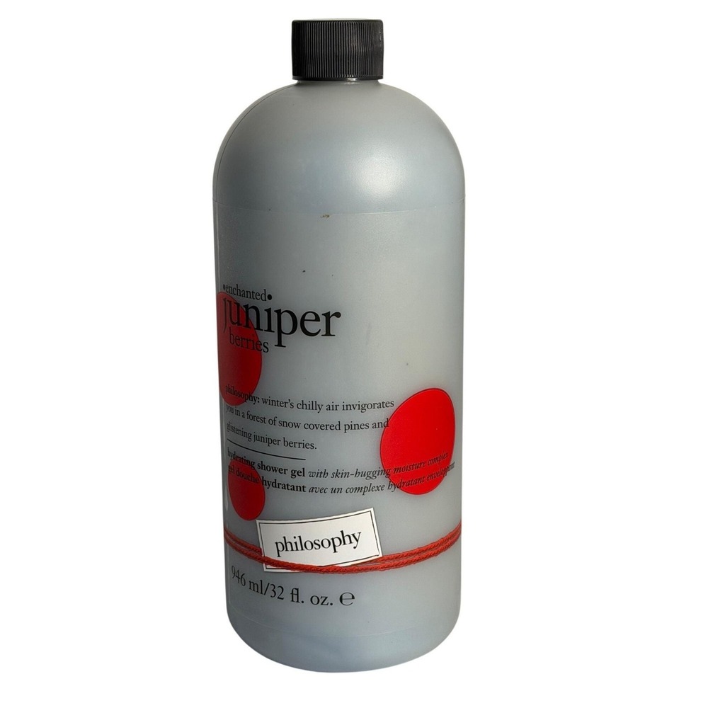 Philosophy Enchanted Juniper Berries Scent Shower Gel‎ Shampoo Bubble Bath 32OZ.